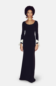  EIKO BLACK/WHITE GOWN