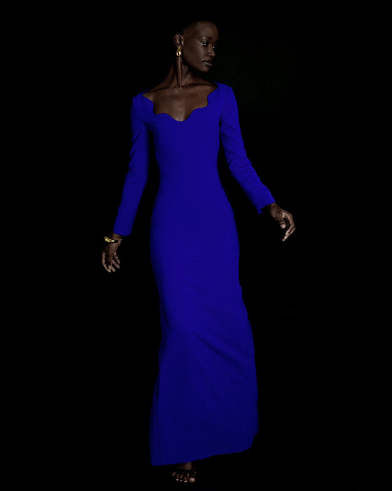 CHERRY NAVY GOWN