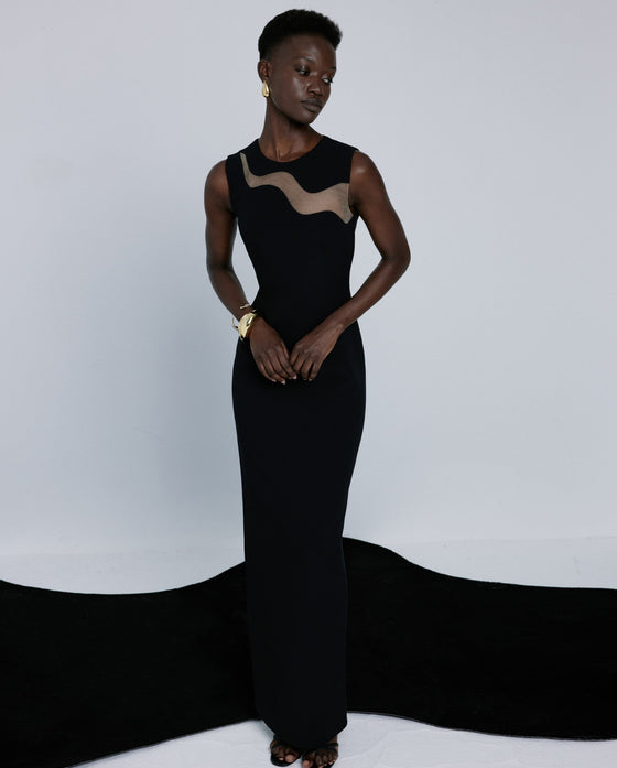 PEPPER BLACK GOWN