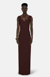 AGNES DARK RED GOWN