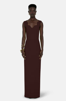  AGNES DARK RED GOWN