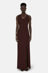 AMBER BURGUNDY GOWN