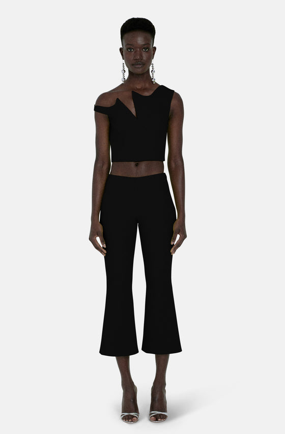 CHLOE/GENESIS BLACK BLOUSE-TROUSERS