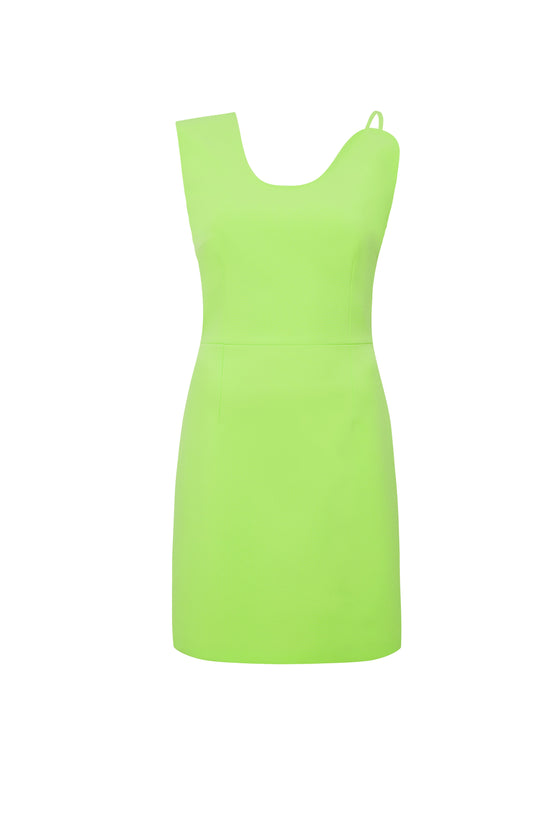 BLAZE GREEN MINI DRESS