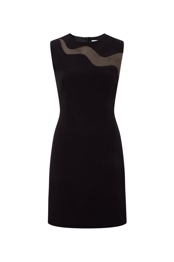 GLORIA BLACK MINI DRESS