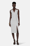 GENEVIEVE WHITE MIDI DRESS