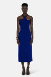 VIVA NAVY MAXI DRESS