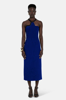  VIVA NAVY MAXI DRESS